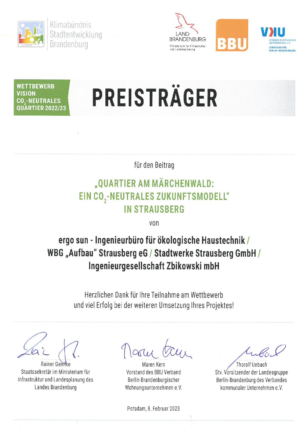 Preisträger